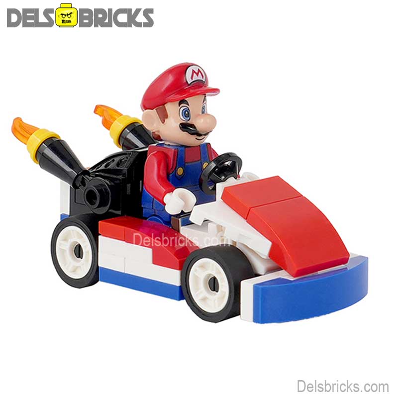 Mario Kart Super Mario Brothers Lego Minifigures Custom Toys