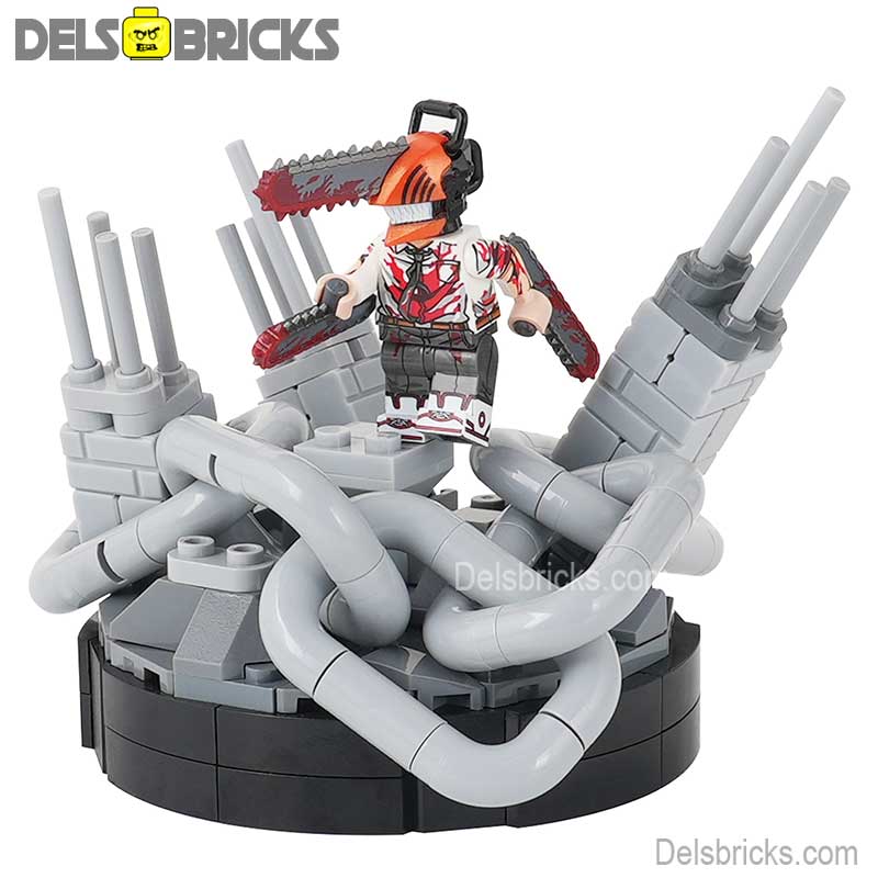 Chainsaw Man Denji & Warzone Playset Lego Minifigures