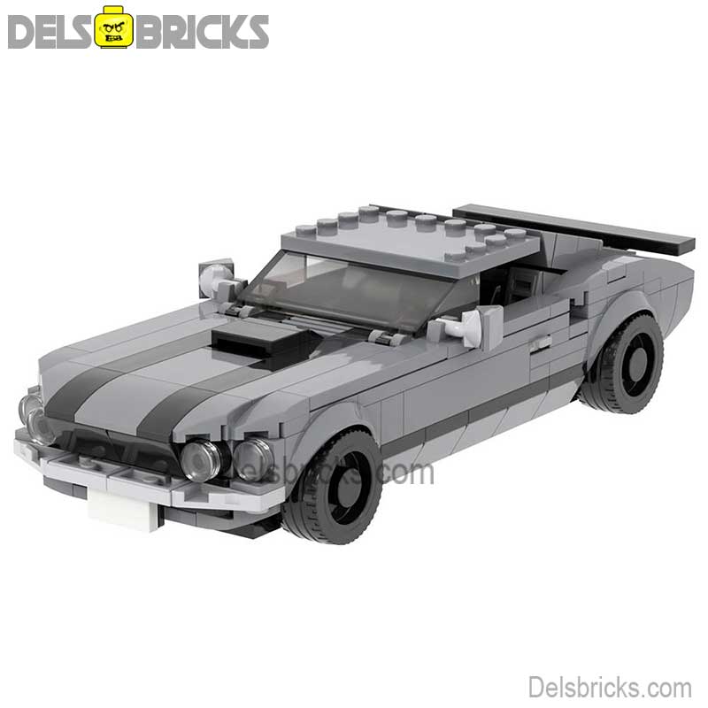 John Wick's Classic Mustang Lego Minifigures Custom Building Block Toys