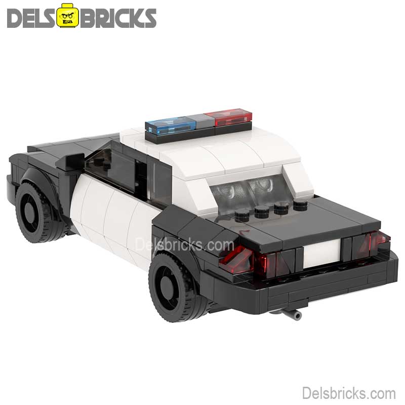 Police Squad Car 293 piece Lego Minifigures Custom Toys