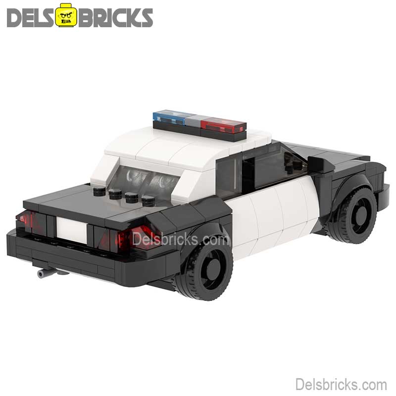 Police Squad Car 293 piece Lego Minifigures Custom Toys