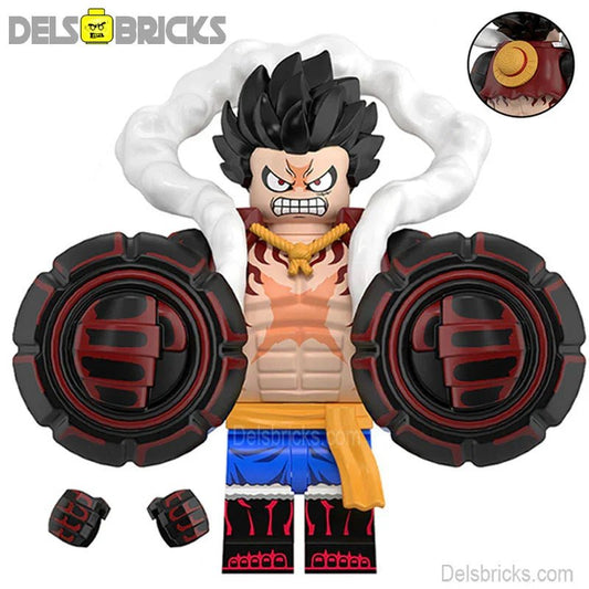 Monkey D Luffy from ONE PIECE Anime Lego Minifigures custom toys B1 - DelsBricks MinifiguresMinifiguresDelsBricks MinifiguresDelsbricks
