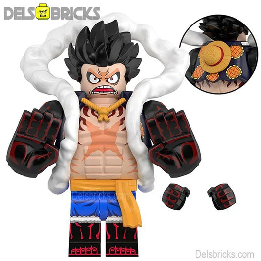 Monkey D Luffy from ONE PIECE Anime Lego Minifigures custom toys B2 - DelsBricks MinifiguresMinifiguresDelsBricks MinifiguresDelsbricks