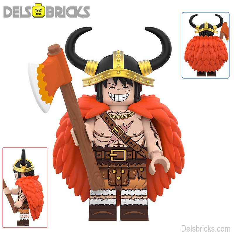 Monkey D Luffy from One Piece Lego Anime Minifigures Custom Toys 14 - DelsBricks MinifiguresMinifiguresDelsBricks MinifiguresDelsbricks