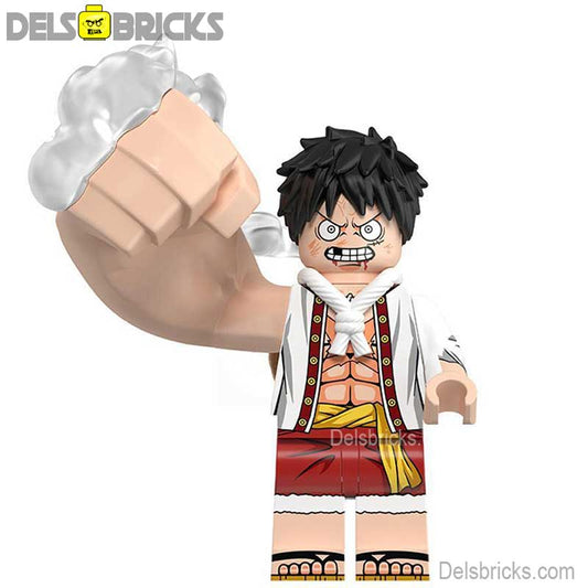 Monkey D Luffy from One Piece Lego Anime Minifigures Custom Toys 16 - DelsBricks MinifiguresMinifiguresDelsBricks MinifiguresDelsbricks