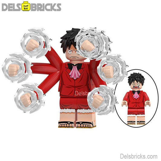 Monkey D Luffy from One Piece Lego Anime Minifigures Custom Toys 17 - DelsBricks MinifiguresMinifiguresDelsBricks MinifiguresDelsbricks