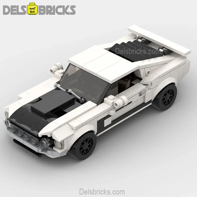 Mustang Boss 302 Classic Muscle Custom Lego Cars Minifigures Building Block Toys - DelsBricks MinifiguresMinifiguresDelsBricks MinifiguresDelsbricks