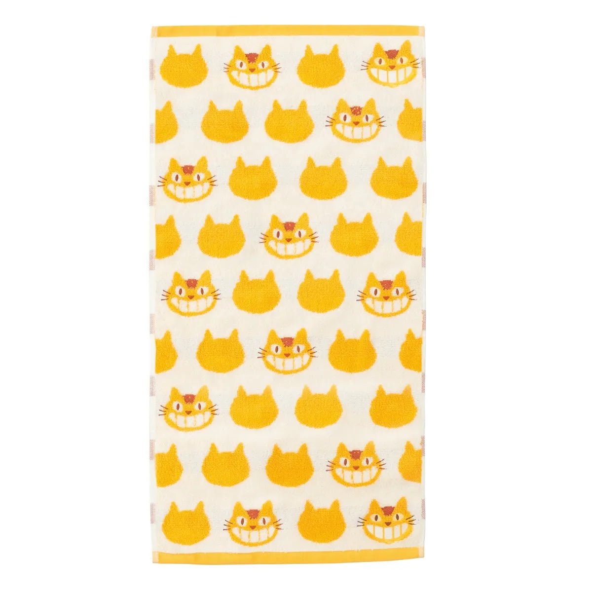 My Neighbor Totoro Catbus Big Bath Towel Yellow and White - DelsBricks Toys & CollectiblesTowelsDelsBricks Toys & CollectiblesSuper Anime Store