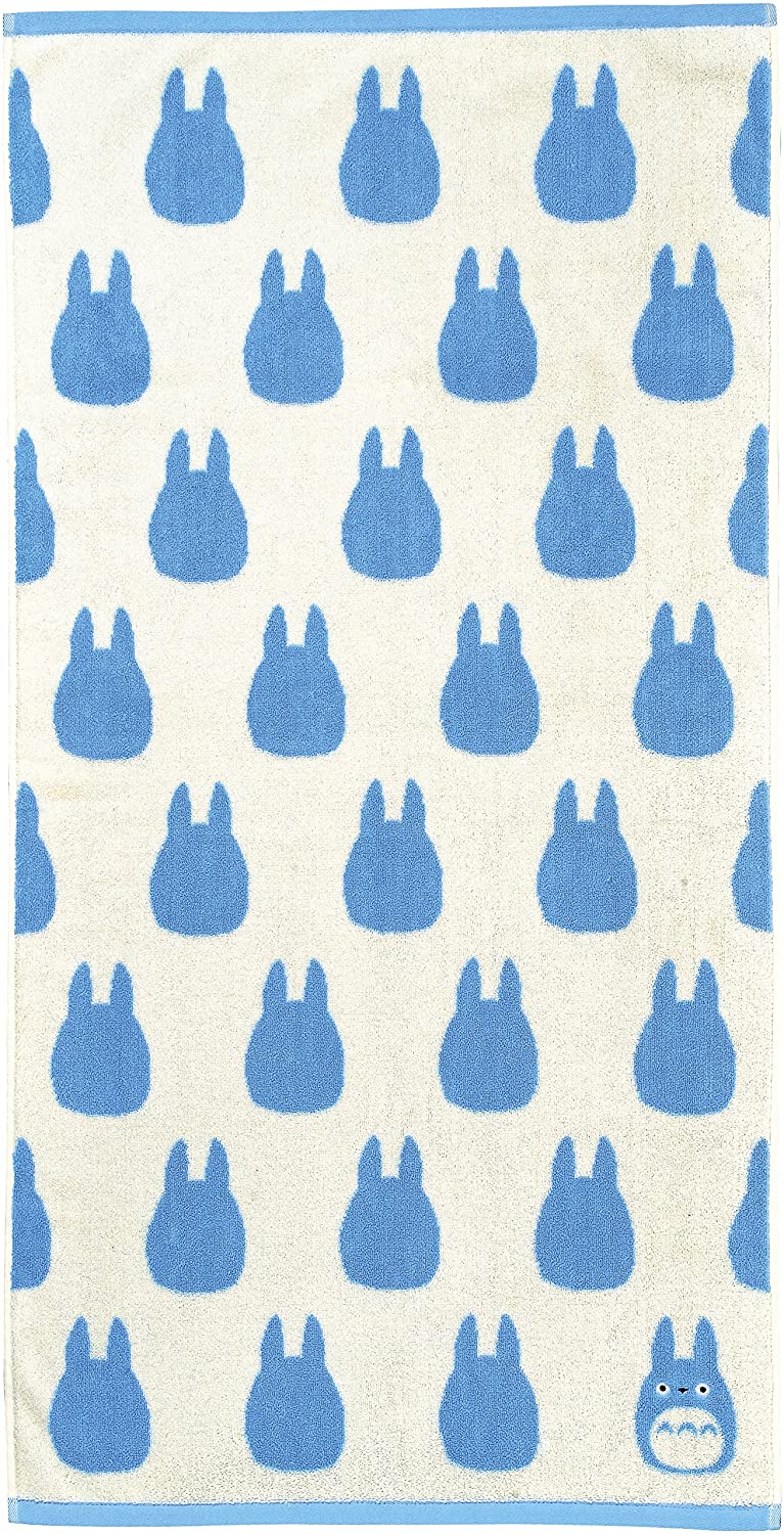 My Neighbor Totoro Silhouette Bath Towel – Light Blue (Studio Ghibli x Marushin) - DelsBricks Toys & CollectiblesTowelsDelsBricks Toys & CollectiblesSuper Anime Store