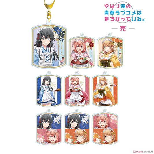 My Teen Romantic Comedy Snafu Climax [Especially Illustrated] Japanese Style French Maid Ver. Trading Acrylic Key Ring Blind Box (1 Blind Box) - DelsBricks Toys & CollectiblesKeychainDelsBricks Toys & CollectiblesSuper Anime Store
