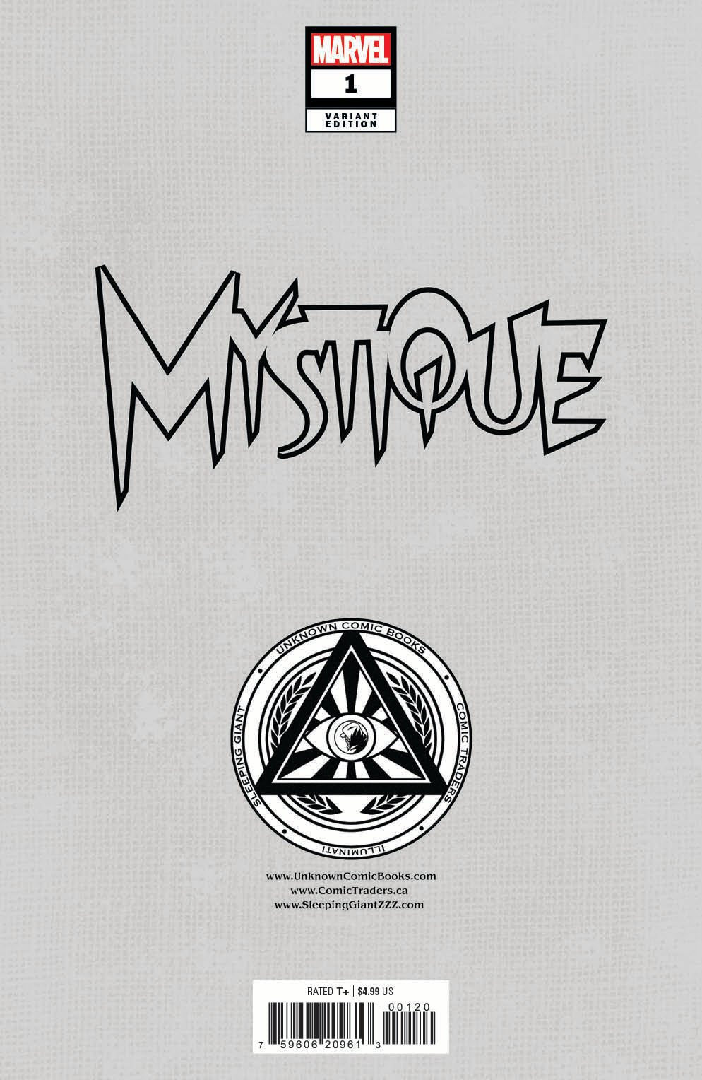 Mystique 1 Unknown Comics Kaare Andrews Connecting Cover Exclusive Var (10/16/2024) - DelsBricks Toys & CollectiblesCOMIC BOOKDelsBricks Toys & CollectiblesUnknown Comic Books