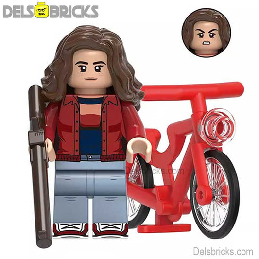 nancy Wheeler Stranger Things Lego Minifigures Custom Toys - DelsBricks MinifiguresMinifiguresDelsBricks MinifiguresDelsbricks