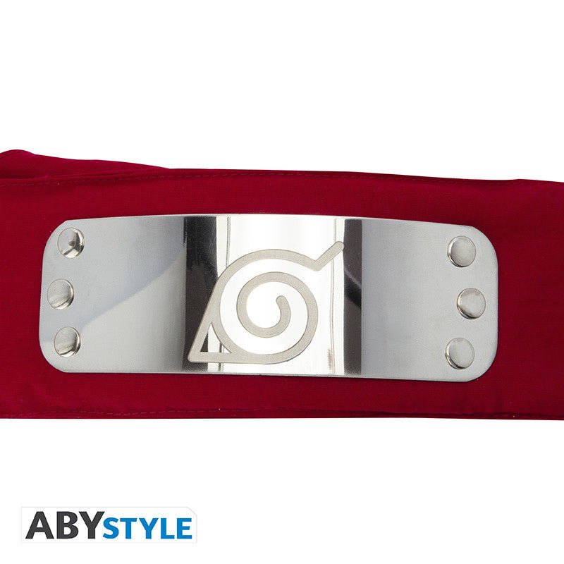 NARUTO SHIPPUDEN Headband Red Konoha Adult size - DelsBricks Toys & CollectiblesHeadbandDelsBricks Toys & CollectiblesSuper Anime Store