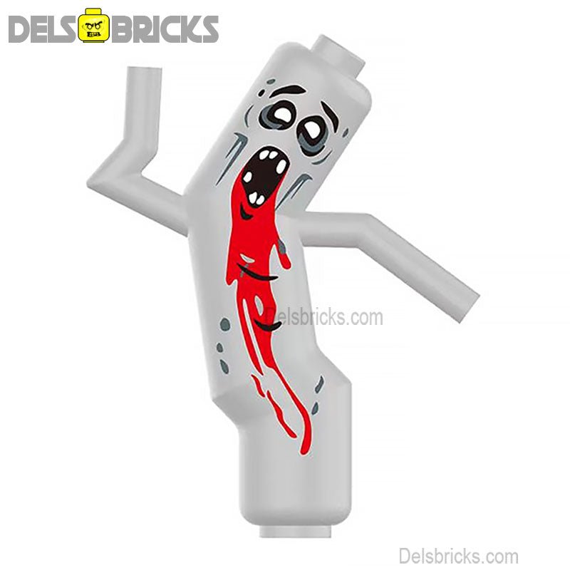 NEW ZOMBIE Blow UP Guy Lego Minifigures Custom Toys - DelsBricks MinifiguresLego Horror MinifiguresDelsBricks MinifiguresDelsbricks.com