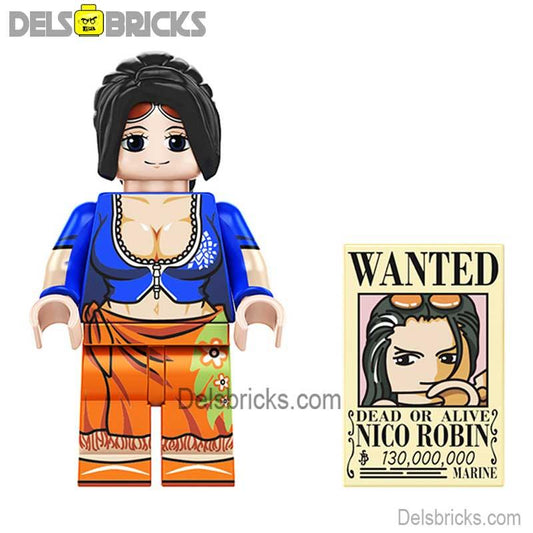 Nico Robin from One Piece Lego Anime Minifigures Custom Toys set5 - DelsBricks MinifiguresMinifiguresDelsBricks MinifiguresDelsbricks