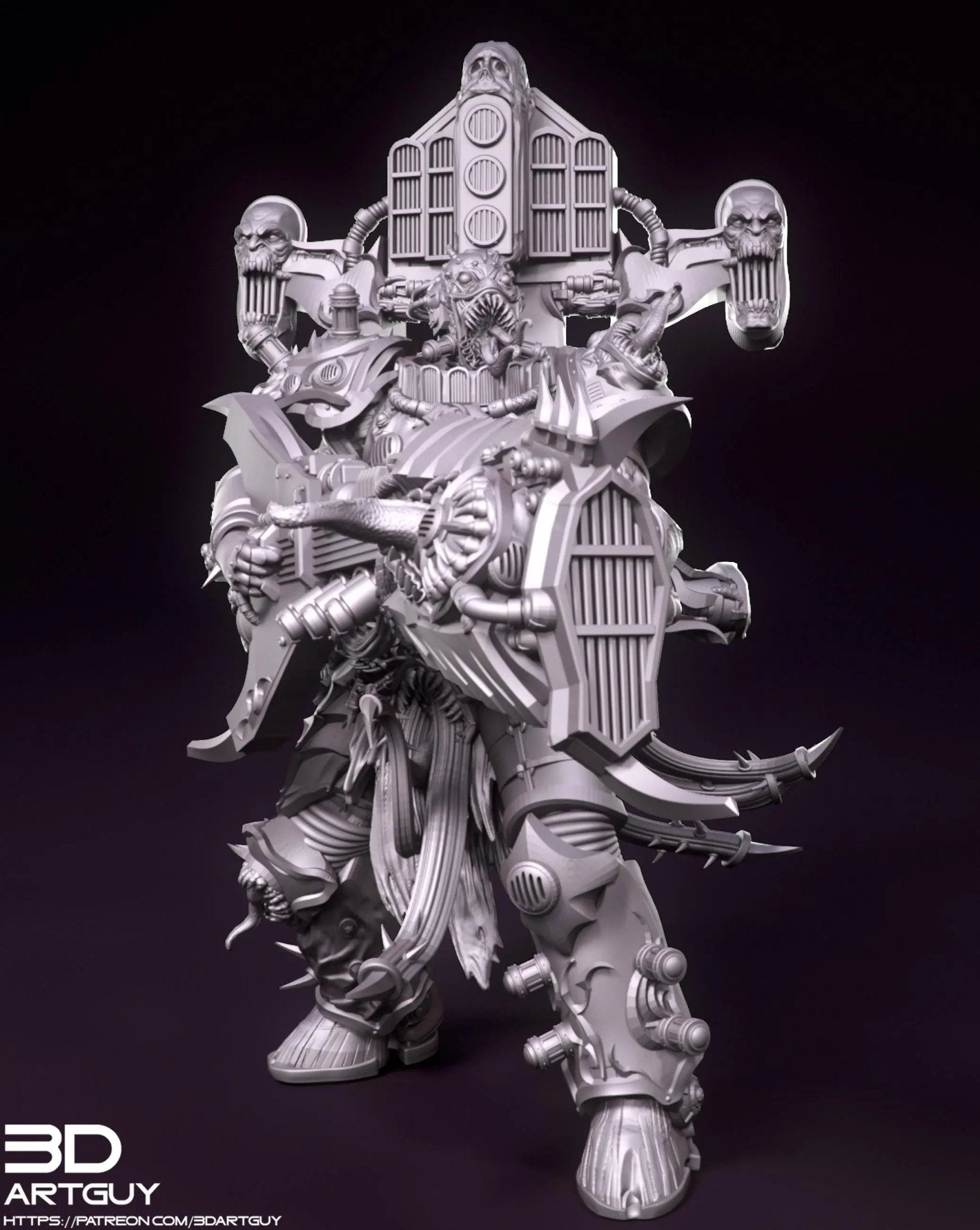 Noisy Junkie by 3DArtGuy 32mm scale, 50mm or 100mm - DelsBricks Toys & CollectiblesResin Printed MiniatureDelsBricks Toys & CollectiblesMega Diamonds & Schwartzreiter Mini Forge