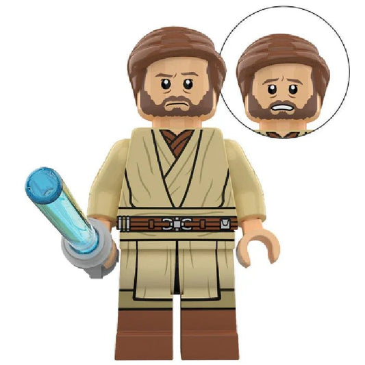 Obi Wan Kenobi Lego Star Wars Minifigures Custom Toys 3 - DelsBricks MinifiguresLego Star Wars MinifiguresDelsBricks MinifiguresDelsbricks.com