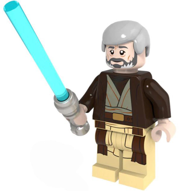 Obi Wan Kenobi (Old Ben) Lego Star Wars Minifigures Delsbricks.com   