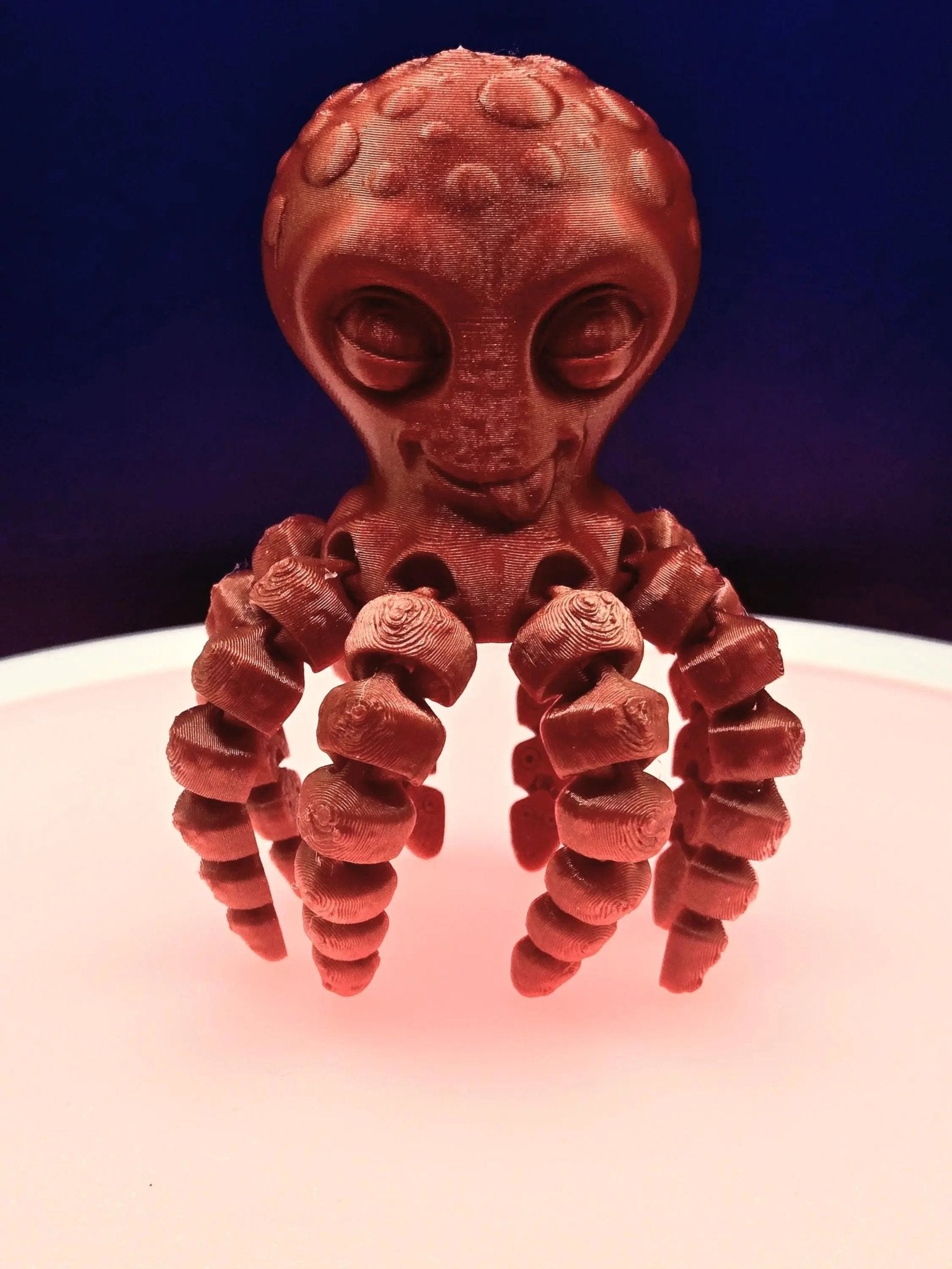 Octopie the Playful Octopus, by BendyBuddies 3D Printed, 4 Color PLA, articulated octopus, fidget, toy - DelsBricks Toys & CollectiblesFDM Articulated ToyDelsBricks Toys & CollectiblesMega Diamonds & Schwartzreiter Mini Forge