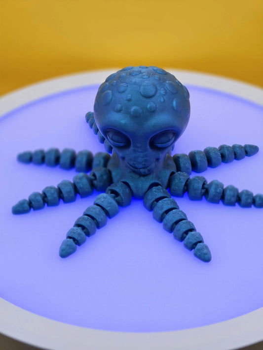 Octopie the Playful Octopus, by BendyBuddies 3D Printed, 4 Color PLA, articulated octopus, fidget, toy - DelsBricks Toys & CollectiblesFDM Articulated ToyDelsBricks Toys & CollectiblesMega Diamonds & Schwartzreiter Mini Forge