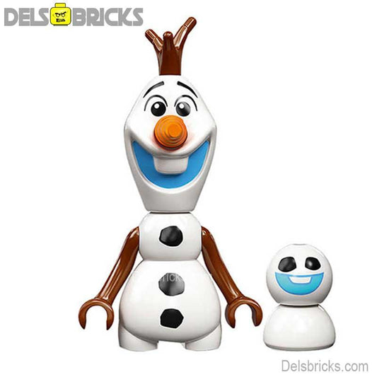Olaf from Disney's Frozen Movies Lego Minifigures Custom toys 1 - DelsBricks MinifiguresMinifiguresDelsBricks MinifiguresDelsbricks