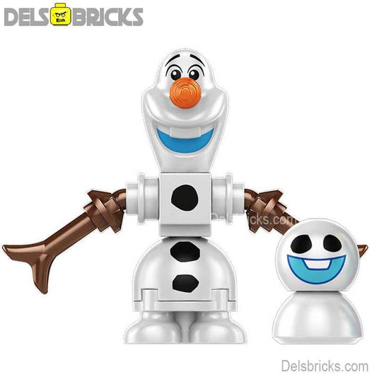 Olaf from Disney's Frozen Movies Lego Minifigures Custom toys 2 - DelsBricks MinifiguresMinifiguresDelsBricks MinifiguresDelsbricks
