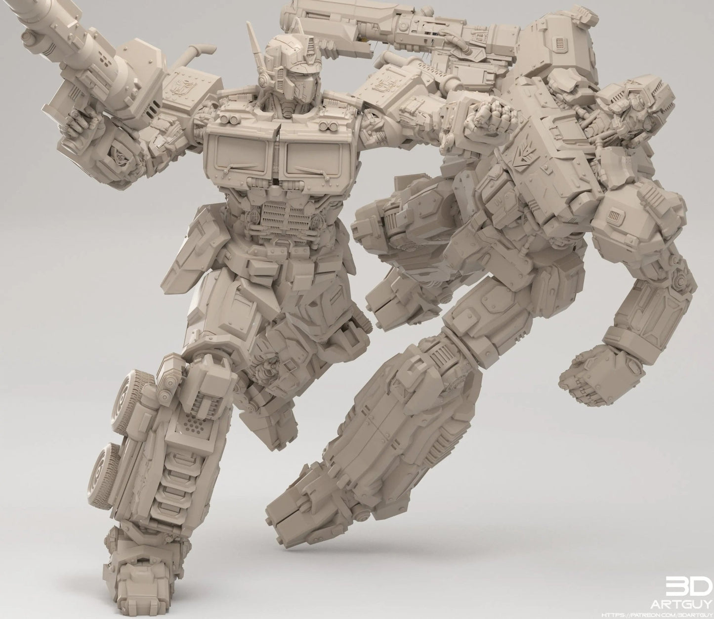 Optimus Prime by 3DArtGuy 28/32mm scale, 50mm or 100mm, Miniature War Gaming Figure, Transformer - DelsBricks Toys & CollectiblesResin Printed MiniatureDelsBricks Toys & CollectiblesMega Diamonds & Schwartzreiter Mini Forge