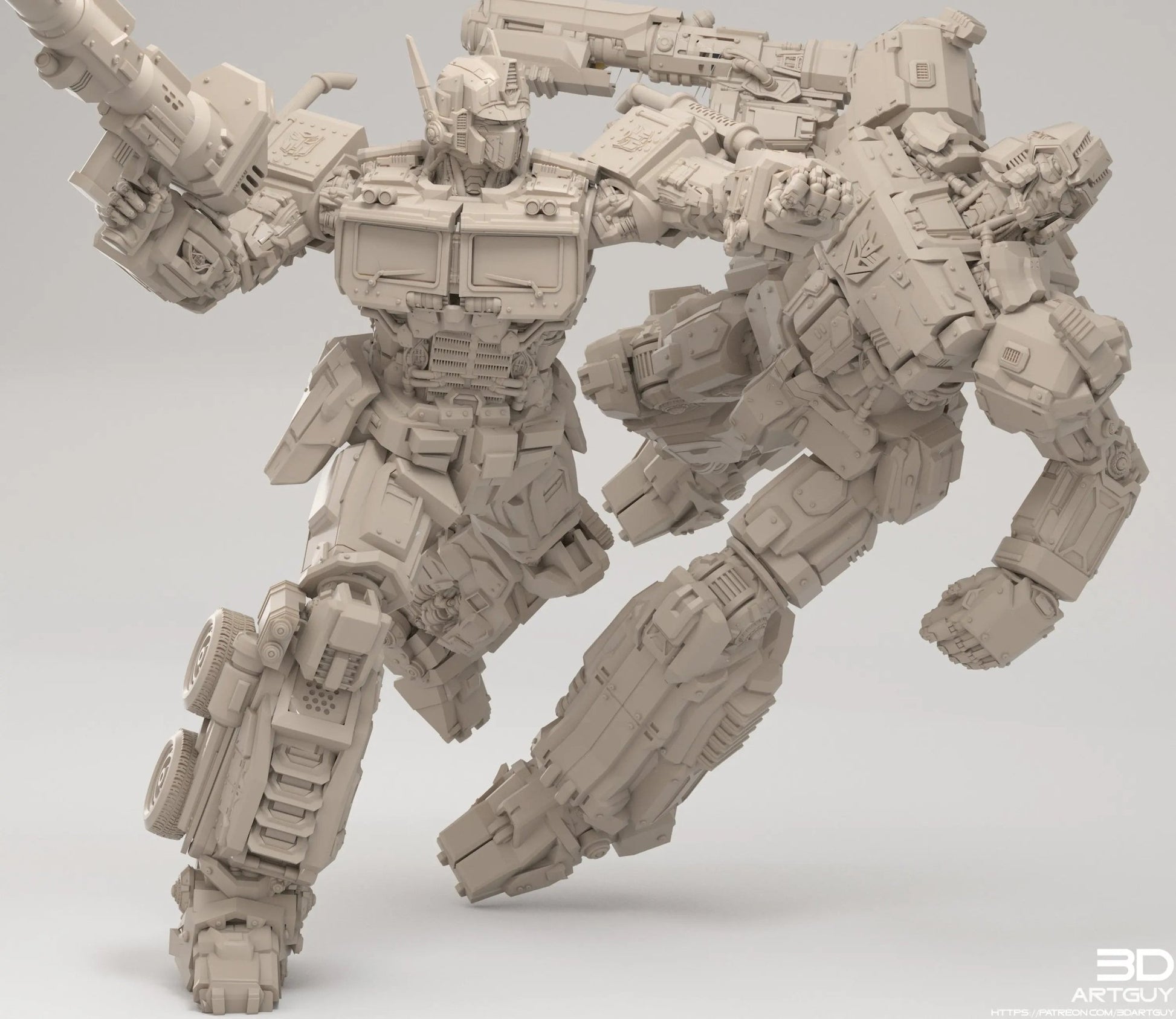Optimus Prime by 3DArtGuy 28/32mm scale, 50mm or 100mm, Miniature War Gaming Figure, Transformer - DelsBricks Toys & CollectiblesResin Printed MiniatureDelsBricks Toys & CollectiblesMega Diamonds & Schwartzreiter Mini Forge