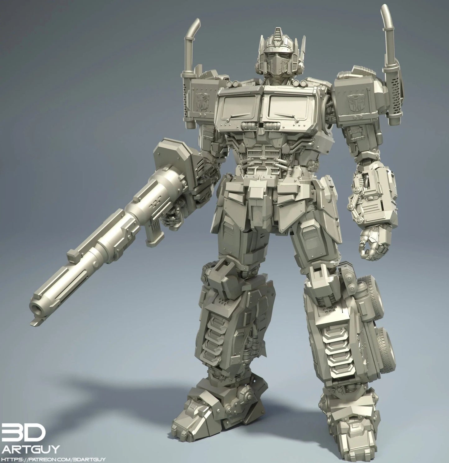 Optimus Prime by 3DArtGuy 28/32mm scale, 50mm or 100mm, Miniature War Gaming Figure, Transformer - DelsBricks Toys & CollectiblesResin Printed MiniatureDelsBricks Toys & CollectiblesMega Diamonds & Schwartzreiter Mini Forge