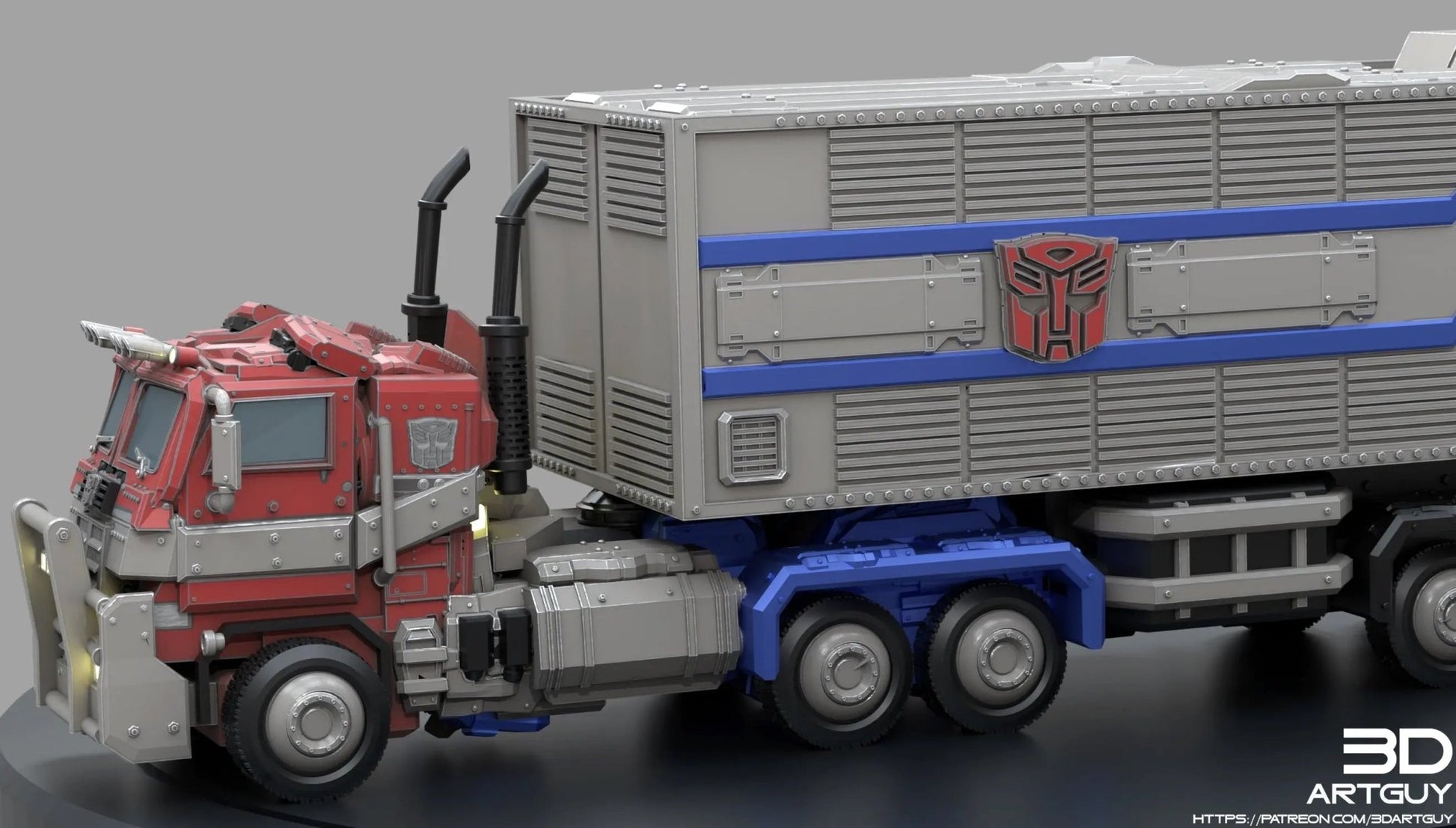 Optimus Prime by 3DArtGuy 28/32mm scale, 50mm or 100mm, Miniature War Gaming Figure, Transformer - DelsBricks Toys & CollectiblesResin Printed MiniatureDelsBricks Toys & CollectiblesMega Diamonds & Schwartzreiter Mini Forge