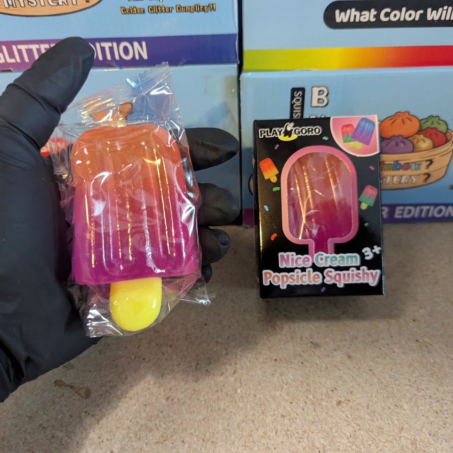 Orange to Magenta Ice Cream Popsicle (Gelatin Squish) - DelsBricks Toys & CollectiblesDelsBricks Toys & CollectiblesRalphie's Funhouse