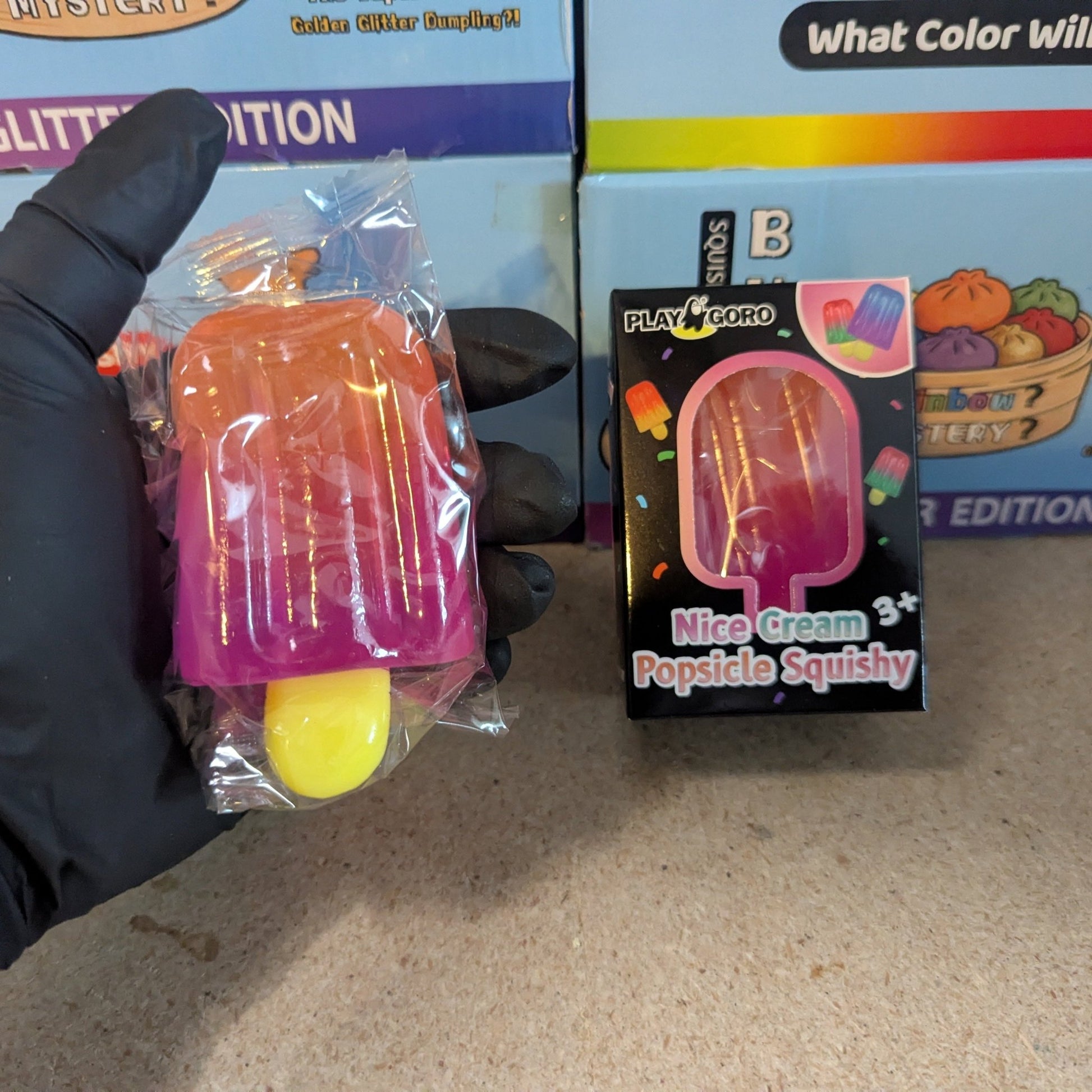 Orange to Magenta Ice Cream Popsicle (Gelatin Squish) - DelsBricks Toys & CollectiblesDelsBricks Toys & CollectiblesRalphie's Funhouse