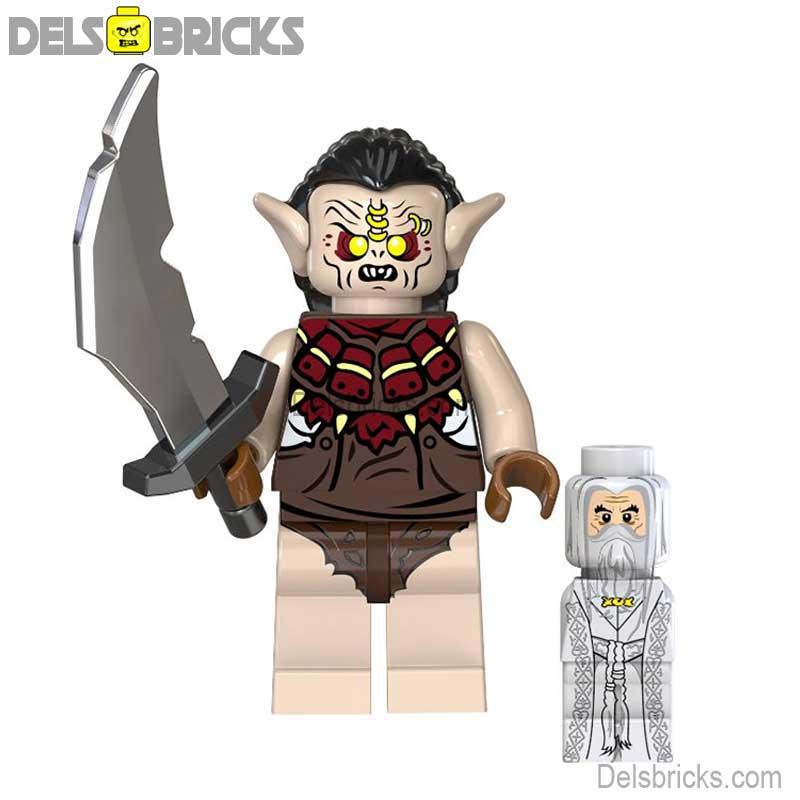 Orcs from Lord of The Rings Lego Minifigures Custom Toys 1 - DelsBricks MinifiguresMinifiguresDelsBricks MinifiguresDelsbricks