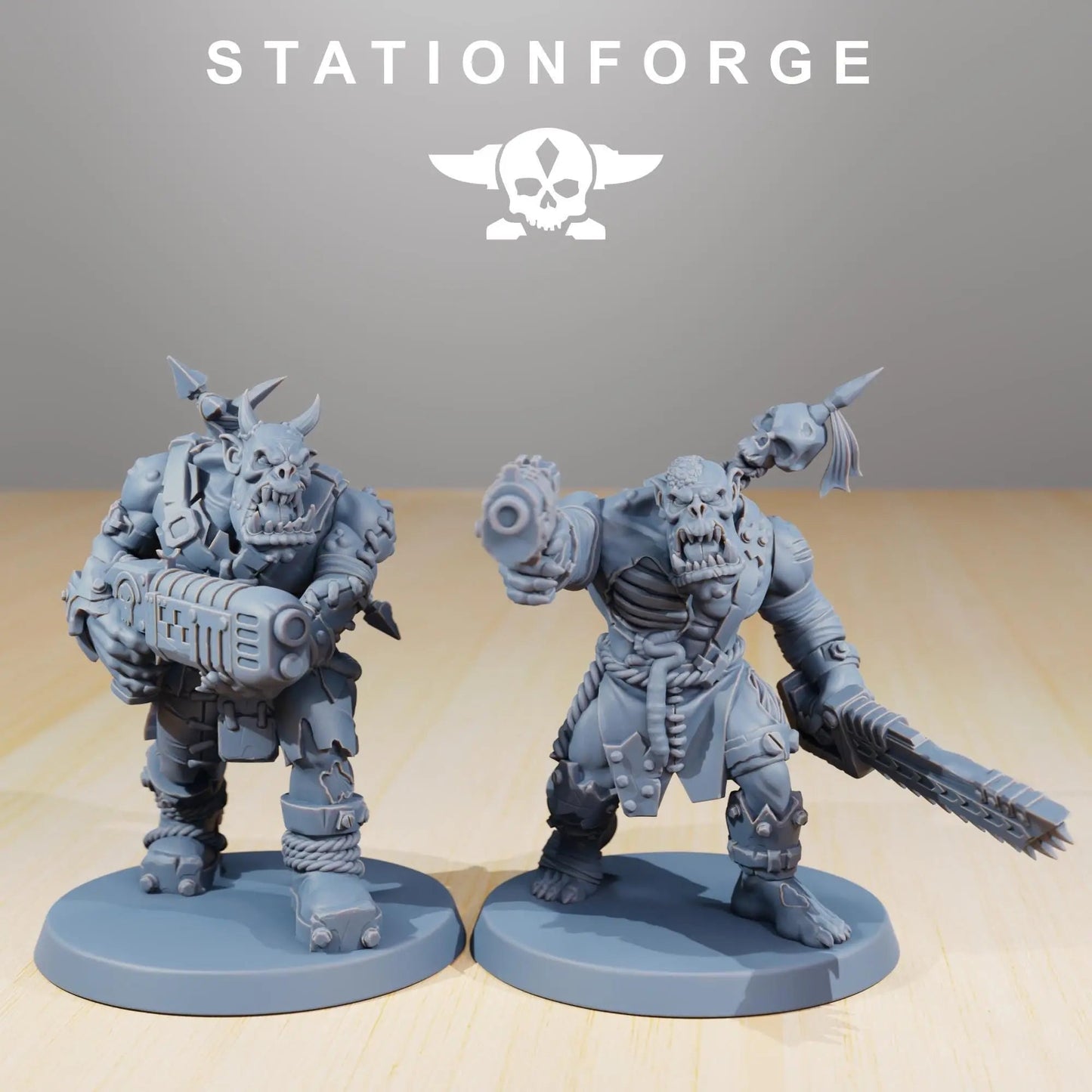 Orkaz Plague Spreadaz by Station Forge 28/32mm Heroic Scale Miniature, 38mm tall, 10 Units, Proxy, Grimdark, Sci - Fi, OPR, Orcs - DelsBricks Toys & CollectiblesResin Printed MiniatureDelsBricks Toys & CollectiblesMega Diamonds & Schwartzreiter Mini Forge