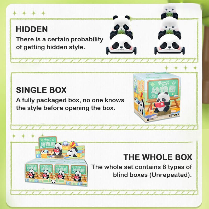 Panda Roll Kindergarten Series Blind Box (1 Blind Box) - DelsBricks Toys & CollectiblesFiguresDelsBricks Toys & CollectiblesSuper Anime Store