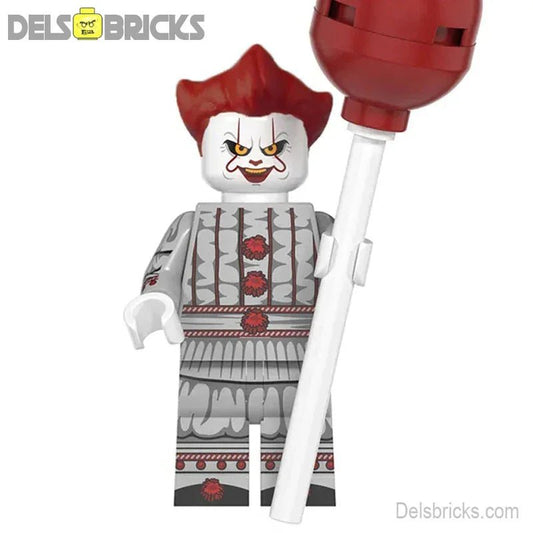 Pennywise Stephen King's IT 2017 Lego Minifigures Custom Horror Toys 1 - DelsBricks MinifiguresLego Horror MinifiguresDelsBricks MinifiguresDelsbricks.com