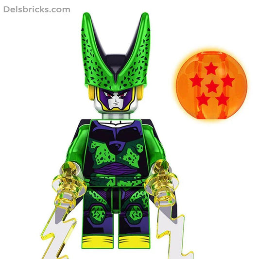Perfect Cell Dragon Ball Z Lego Minifigures Custom Toys - DelsBricks MinifiguresMinifiguresDelsBricks MinifiguresDelsbricks