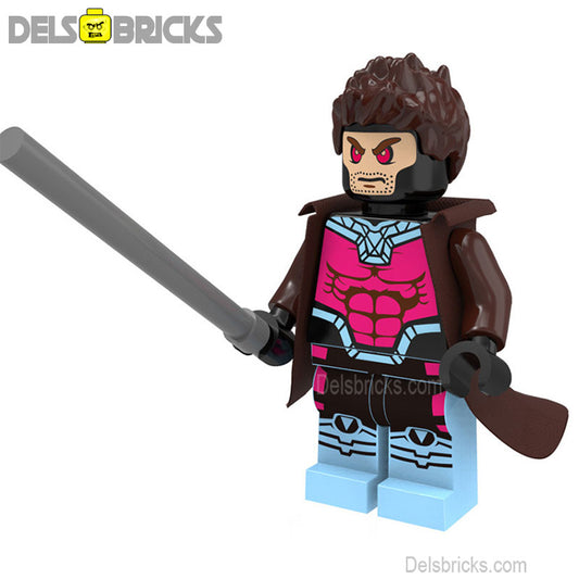 Gambit From X-Men Lego Minifigures custom toys (limited)
