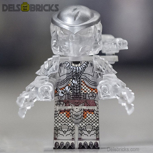The Predator Transparent camo 1987 Original Film Version Lego Minifigures Custom Toys