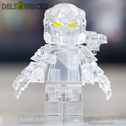 The Predator Transparent 1987 Original Film Version Lego Minifigures Custom Toys
