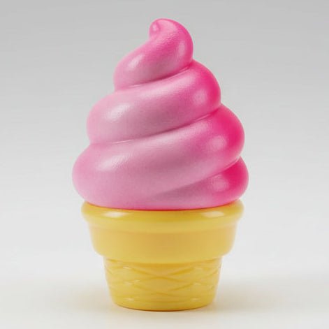 Pink Creamy Ice Cream Cone Squishy (Slow Rising Squish) - DelsBricks Toys & CollectiblesDelsBricks Toys & CollectiblesRalphie's Funhouse