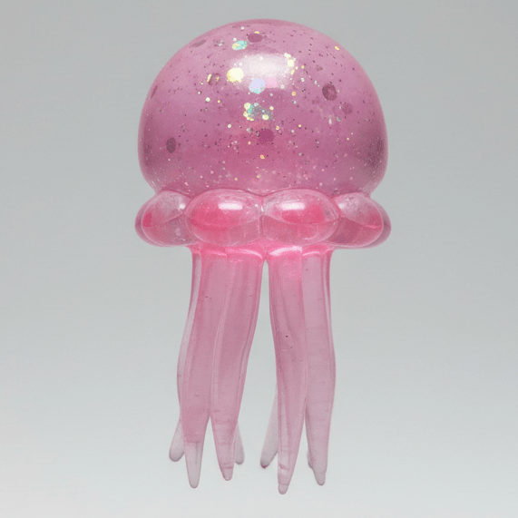 Pink Jellyfish with Tentacles (Slow - Rising Squish) - DelsBricks Toys & CollectiblesDelsBricks Toys & CollectiblesRalphie's Funhouse