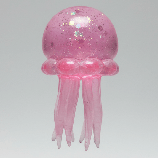 Pink Jellyfish with Tentacles (Slow - Rising Squish) - DelsBricks Toys & CollectiblesDelsBricks Toys & CollectiblesRalphie's Funhouse