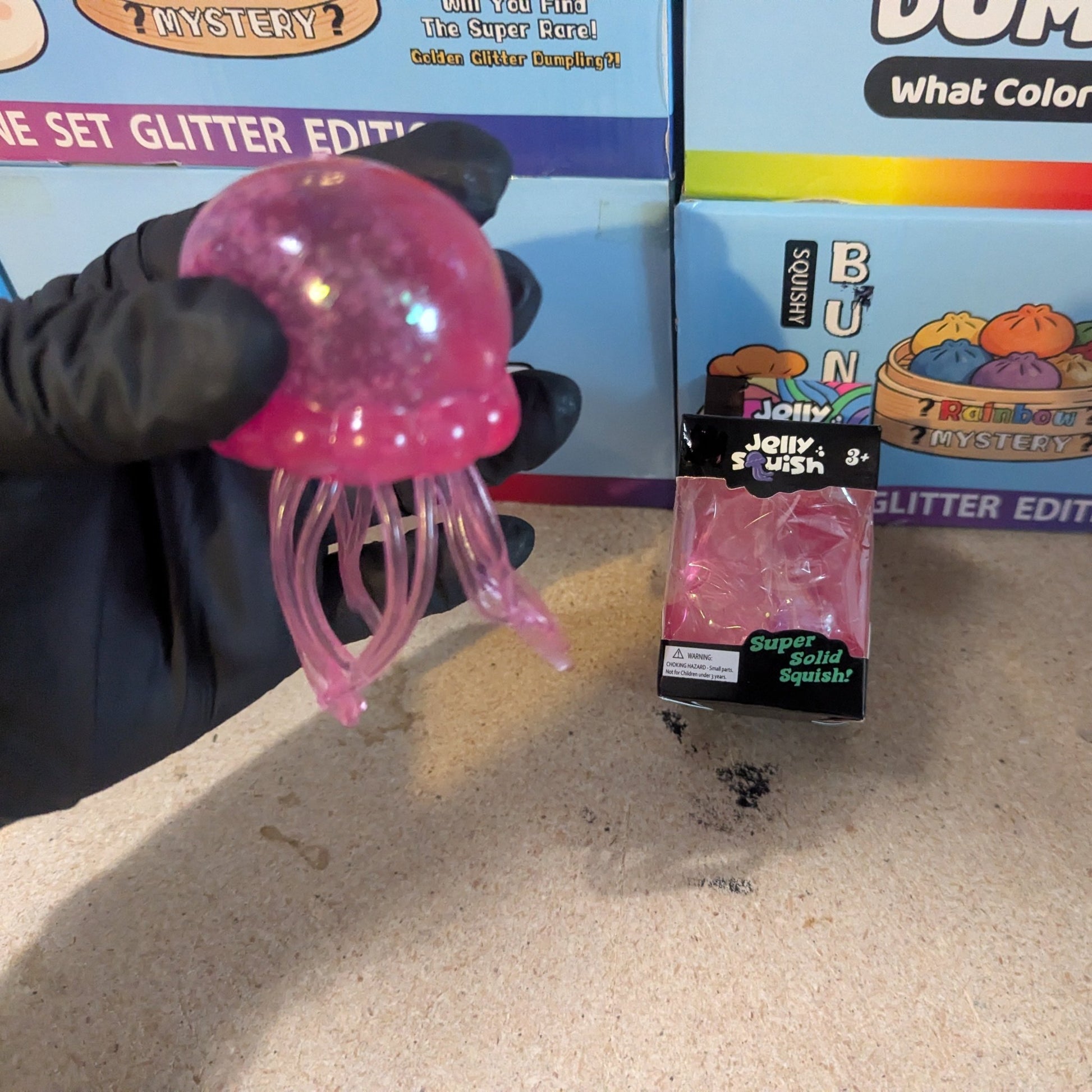 Pink Wannabe Jellysquish Jellyfish (Water Squish) - DelsBricks Toys & CollectiblesDelsBricks Toys & CollectiblesRalphie's Funhouse