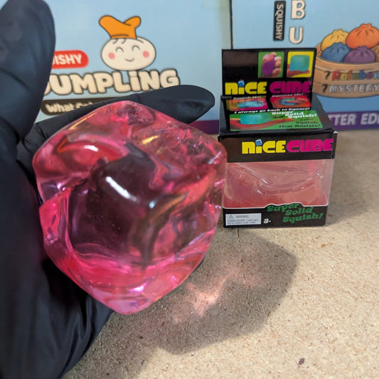 Pink Wannabe Nice Cube (Super Slow - Rising Squish) - DelsBricks Toys & CollectiblesDelsBricks Toys & CollectiblesRalphie's Funhouse