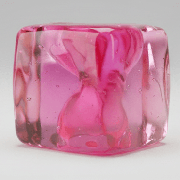 Pink Wannabe Nice Cube (Super Slow - Rising Squish) - DelsBricks Toys & CollectiblesDelsBricks Toys & CollectiblesRalphie's Funhouse
