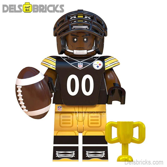 Pisttsburgh Steelers NFL Football Teams Lego Minifigures Custom Toys - DelsBricks MinifiguresMinifiguresDelsBricks MinifiguresDelsbricks