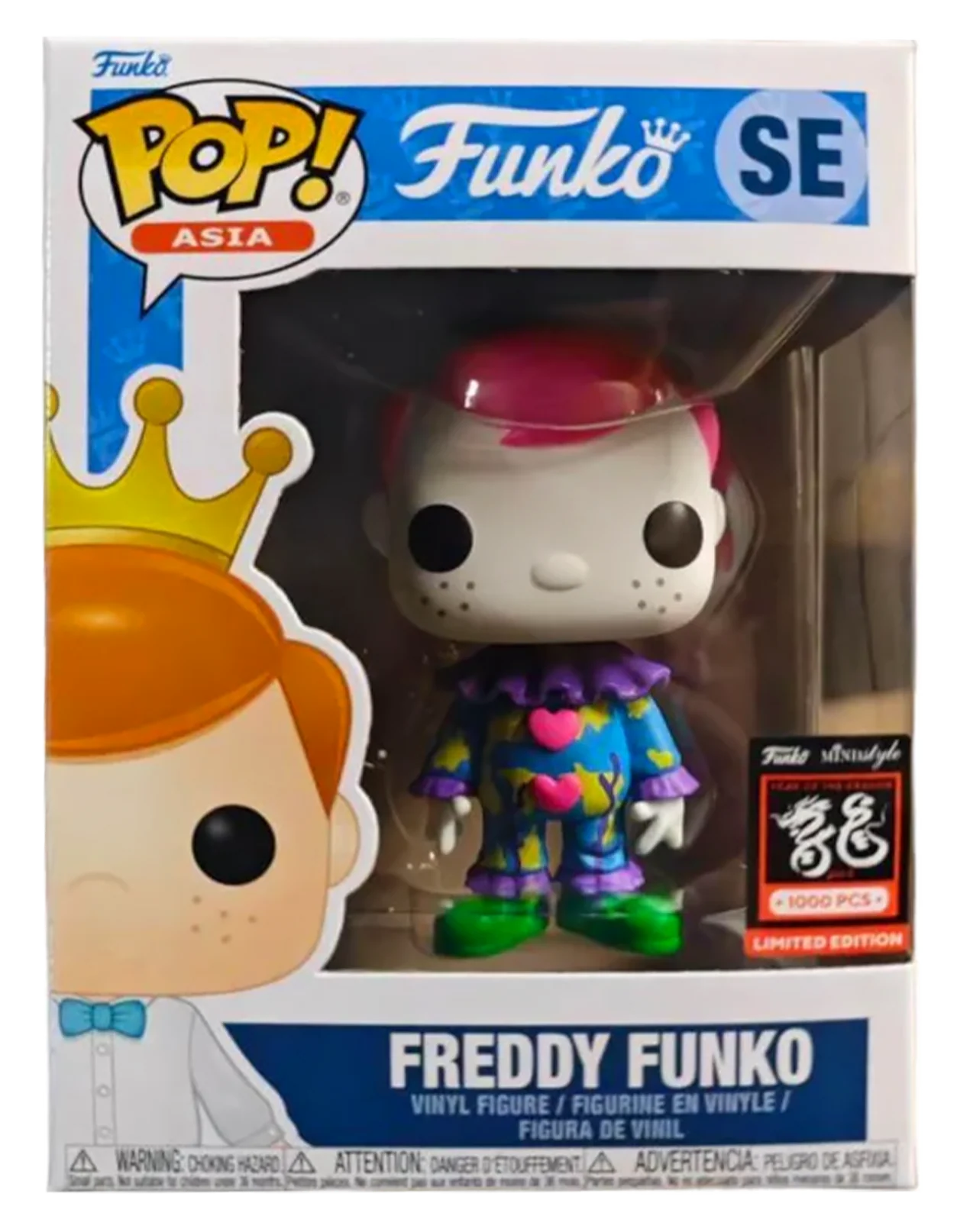 Pop! Asia (Mindstyle Mission Control) - LE1000 Freddy Funko as Love Combrat (Blacklight) - DelsBricks Toys & CollectiblesDelsBricks Toys & CollectiblesRalphie's Funhouse