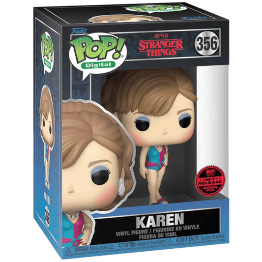 Pop! Digital Stranger Things Series 2 Karen NFT Legendary 356 LE2000 (Includes PopShield Armor) - DelsBricks Toys & CollectiblesDelsBricks Toys & CollectiblesRalphie's Funhouse
