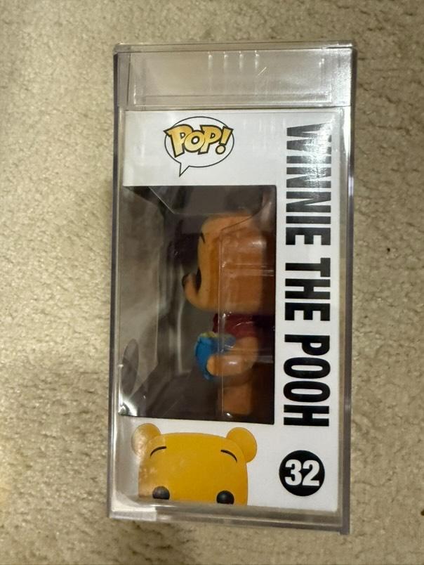 Pop! Disney: Winnie the Pooh (Flocked) 32 SDCC LE480 PSA 7.0 Graded and Encapsulated - DelsBricks Toys & CollectiblesDelsBricks Toys & CollectiblesRalphie's Funhouse
